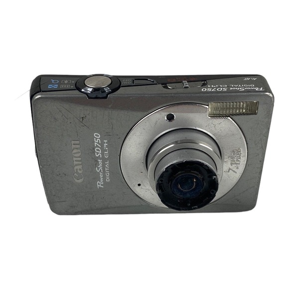 Canon PowerShot SD750 Digital ELPH Digital Camera Untested No Battery For Parts - Picture 1 of 4